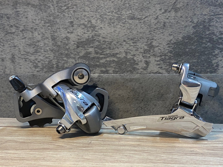 JN884 シマノ SHIMANO ティアグラ TIAGRA FD-4600 RD-4600 ディレイラーセット バンド式 Φ34.9 2x10S