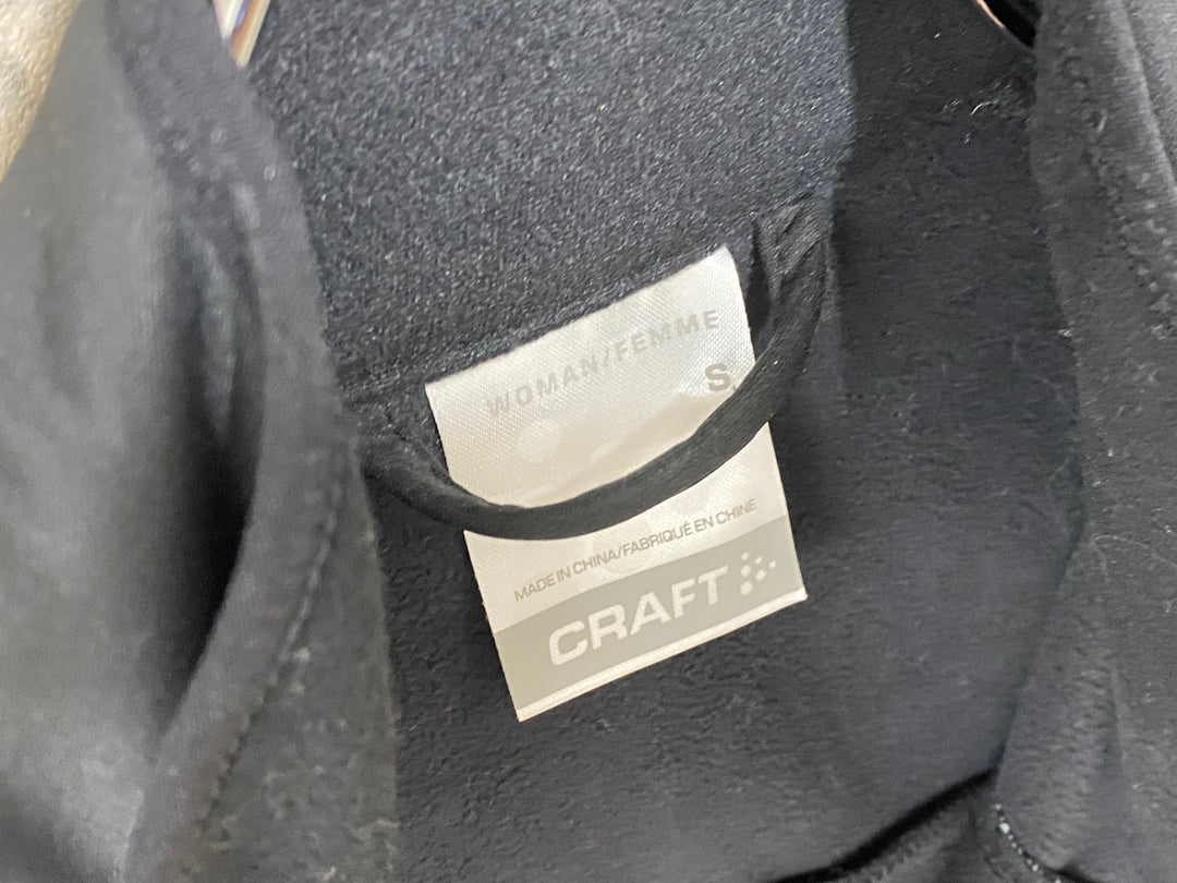 KC423 クラフト CRAFT 長袖 サイクルジャケット 黒 S 裏起毛 レディース