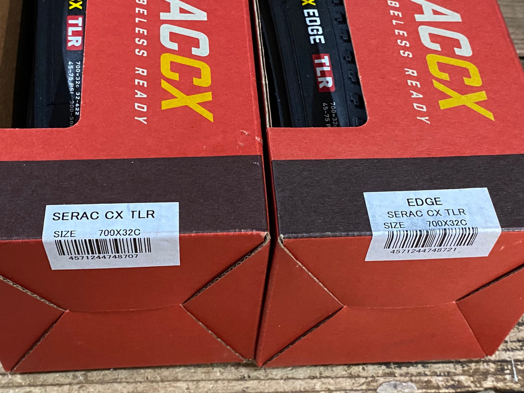 JU726 iRC SERAC CX TUBELESS READY / SERAC CX TUBELESS READY EDGE チューブレスレディ タイヤ 700x32C セット