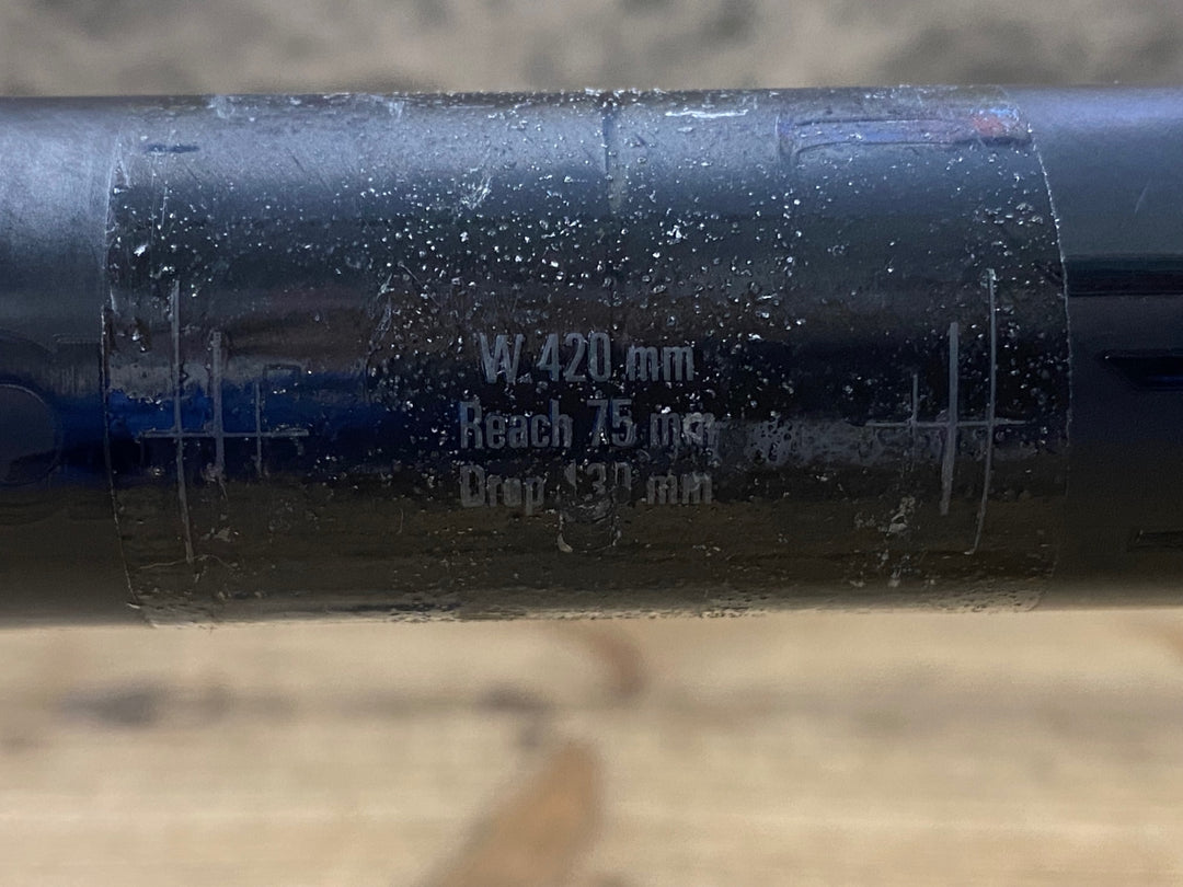 KL273 デダ DEDA SUPER ZERO カーボン ドロップハンドル エンド外-外420mm Φ31.7