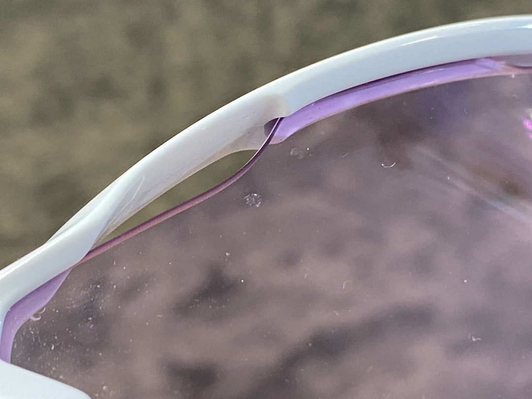 KE237 オークリー OAKLEY JAWBREAKER サングラス アイウェア 白黒 PRIZM ピンク クリア レンズ付属 ※汚れ