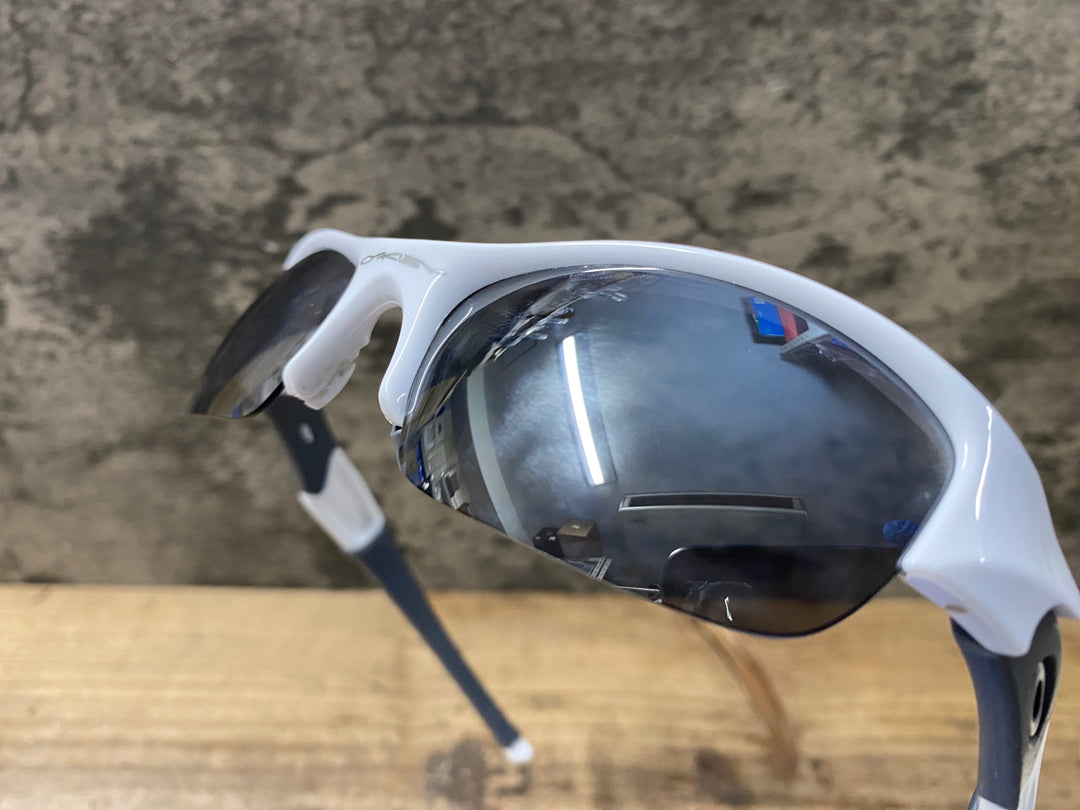 KN396 オークリー OAKLEY FLAK サングラス アイウェア 白