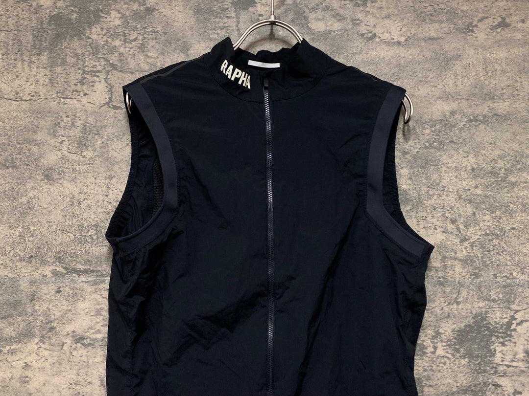 JV497 ラファ Rapha PRO TEAM LIGHTWEIGHT GILET ジレ サイクルベスト 黒 L
