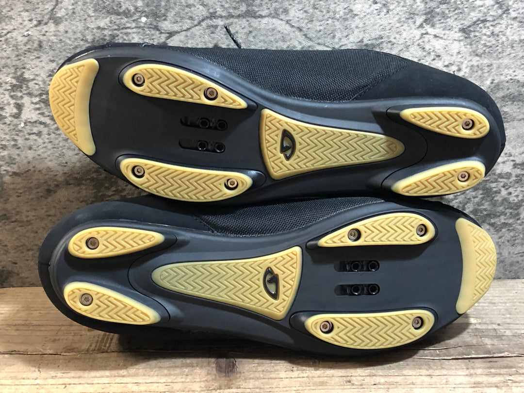 JX478 ジロ GIRO REPUBLIC ビンディングシューズ 2穴 レース 黒 茶 EU45