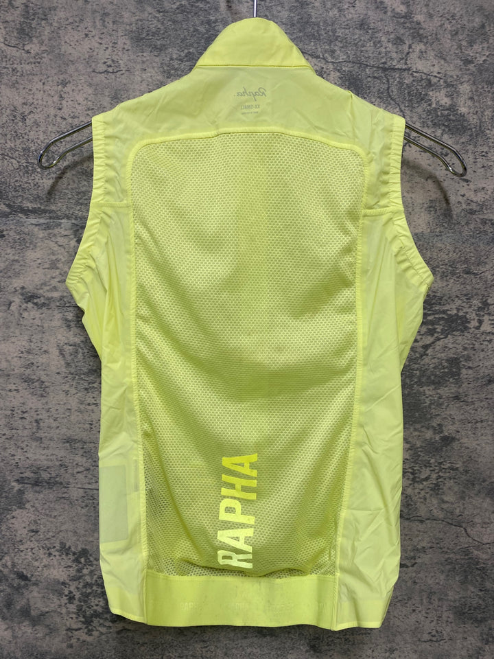 JP860 ラファ Rapha WOMEN'S PRO TEAM LIGHTWEIGHT GILET ジレ サイクルベスト 黄 XXS レディース