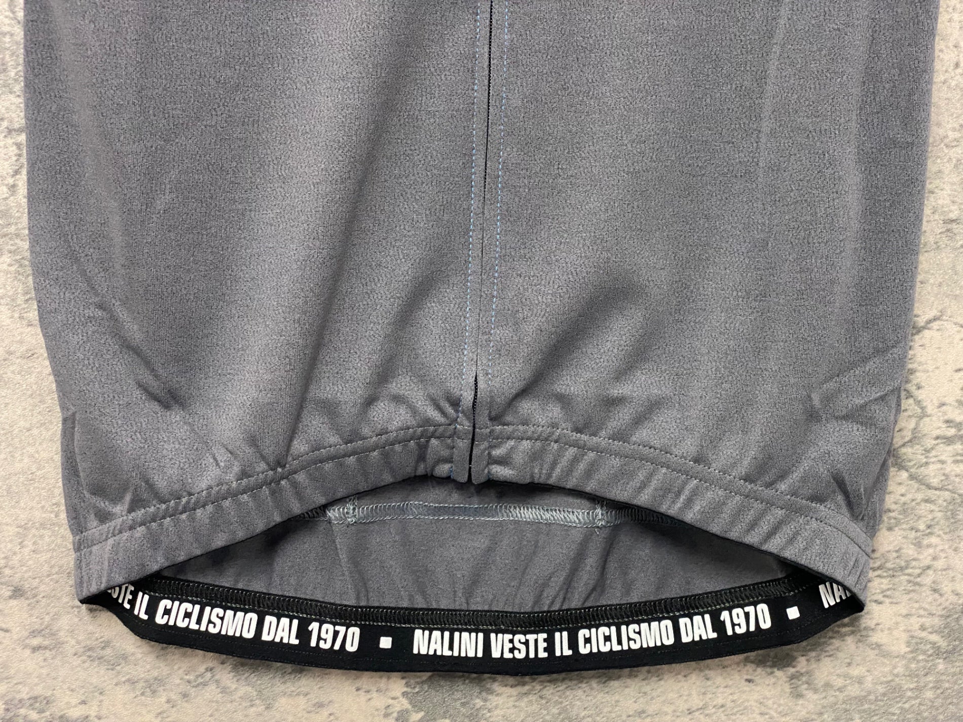 KJ989 ナリーニ NALINI 半袖 サイクルジャージ 青グレー M – BICI