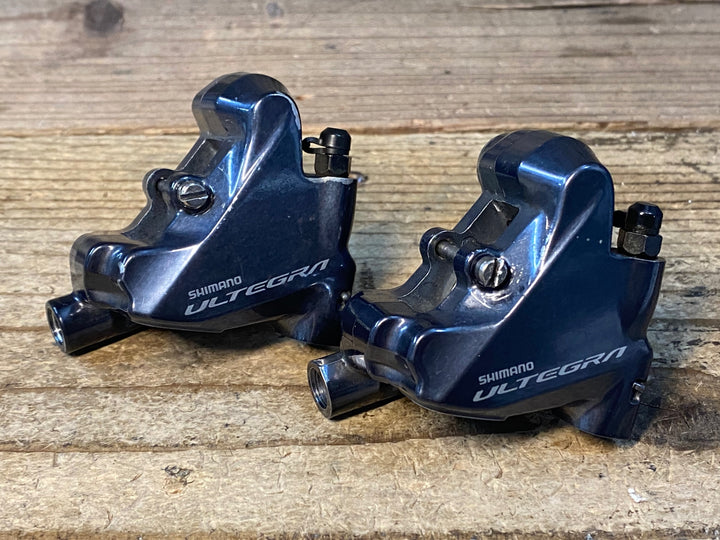 JW732 シマノ SHIMANO アルテグラ ULTEGRA BR-R8070 ディスクブレーキキャリパー 前後セット ※パッド,スナップリテーナー欠品
