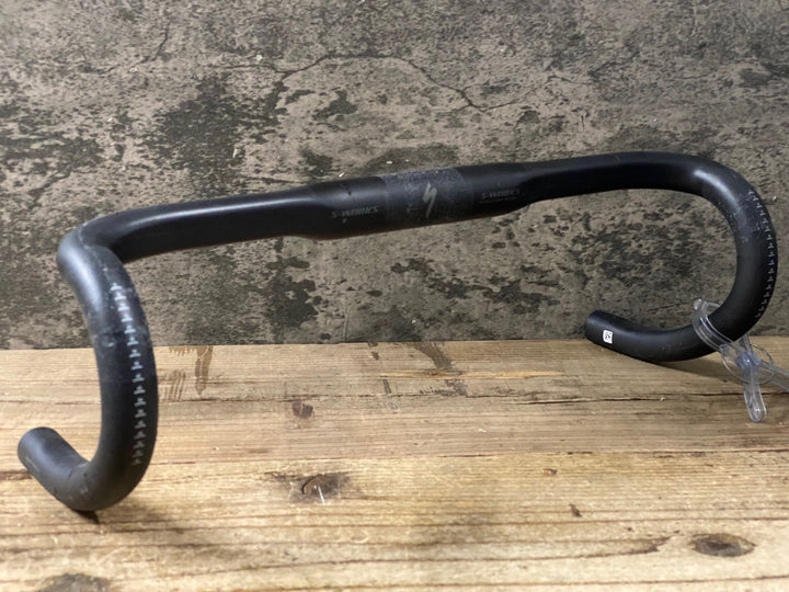 KM039 スペシャライズド SPECIALIZED シャローベンド S-WORKS SHALLOW BEND カーボン ドロップハンドル 400mmエンドC-C Φ31.8