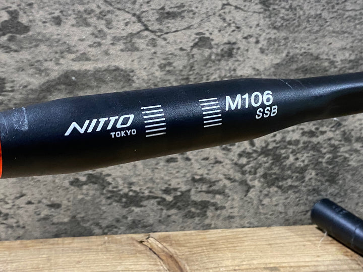 KL749 日東 NITTO M106 SSB アルミ ドロップハンドル エンド部C-C400mm Φ31.8