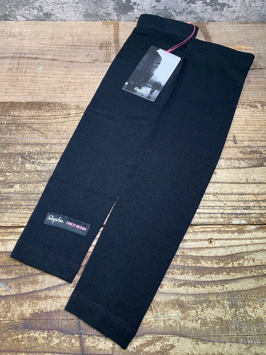 JF005 ラファ Rapha MERINO ARM WARMERS アームウォーマー 黒 M