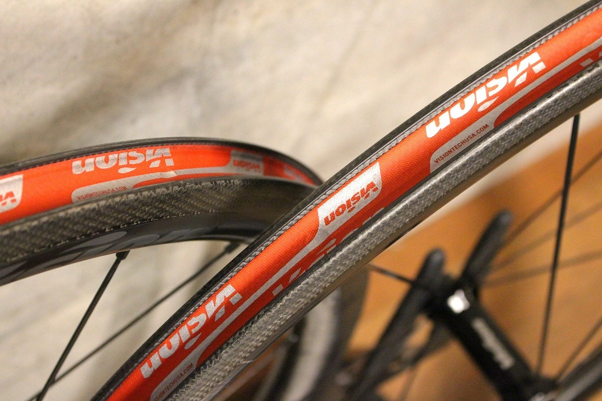 ヴィジョン VISION トライマックス TRIMAX CARBON 40 LTD カーボン クリンチャー ホイールセット シマノ 12/1 –  BICI AMORE ONLINE STORE