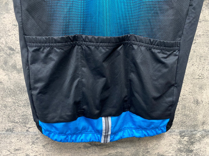 JH227 バイシクルライン Bicycle Line 半袖 サイクルジャージ 黒 青 M