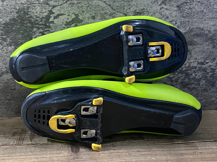 KK976 シマノ SHIMANO RC1 SH-RC100M Y01 S ビンディングシューズ ライトグリーン EU41 3穴