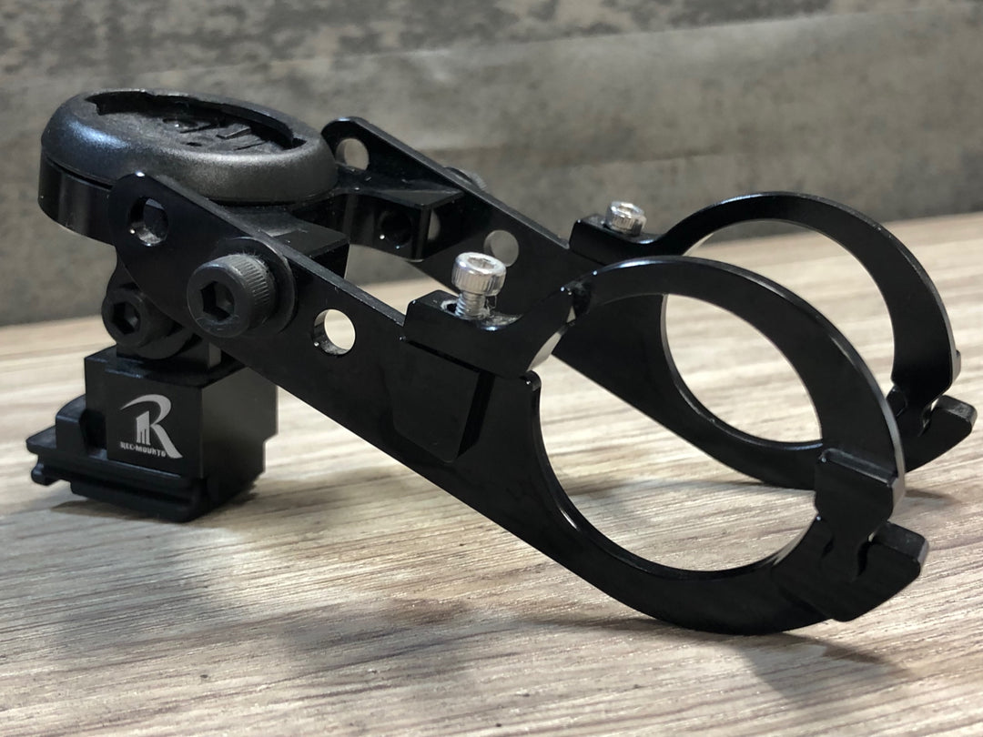 JY451 レックマウント REC-MOUNTS 両持ちサイコンマウント Φ31.8 ガーミン、キャットアイ用
