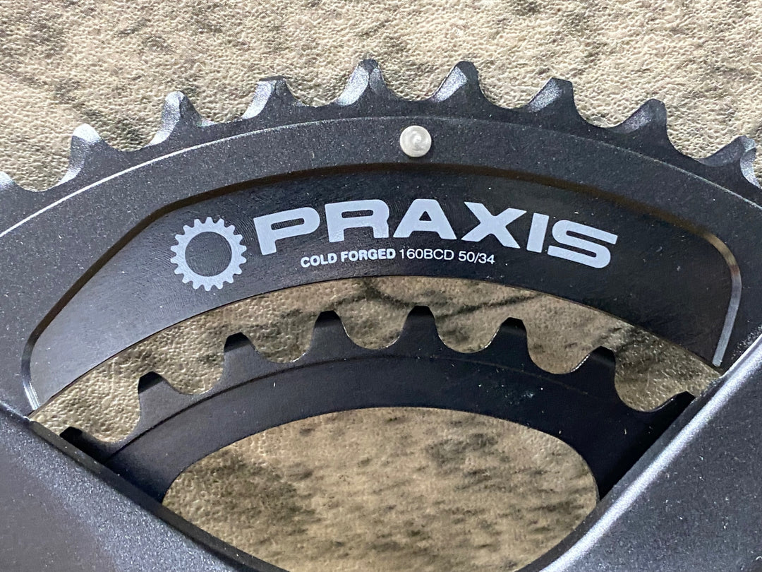 JS293 プラクシスワークス PRAXIS WORKS LEVA タイム TIME ダイレクトマウント チェーンリング 50/34T