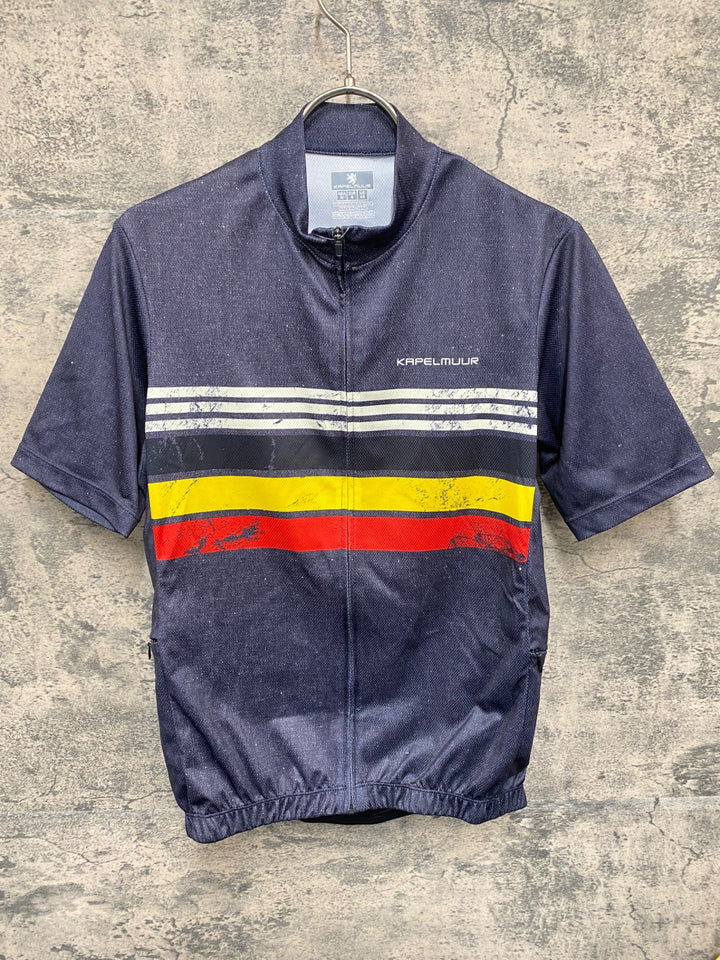 KA767 カペルミュール KAPELMUUR 半袖 サイクルジャージ 黒 グレー M