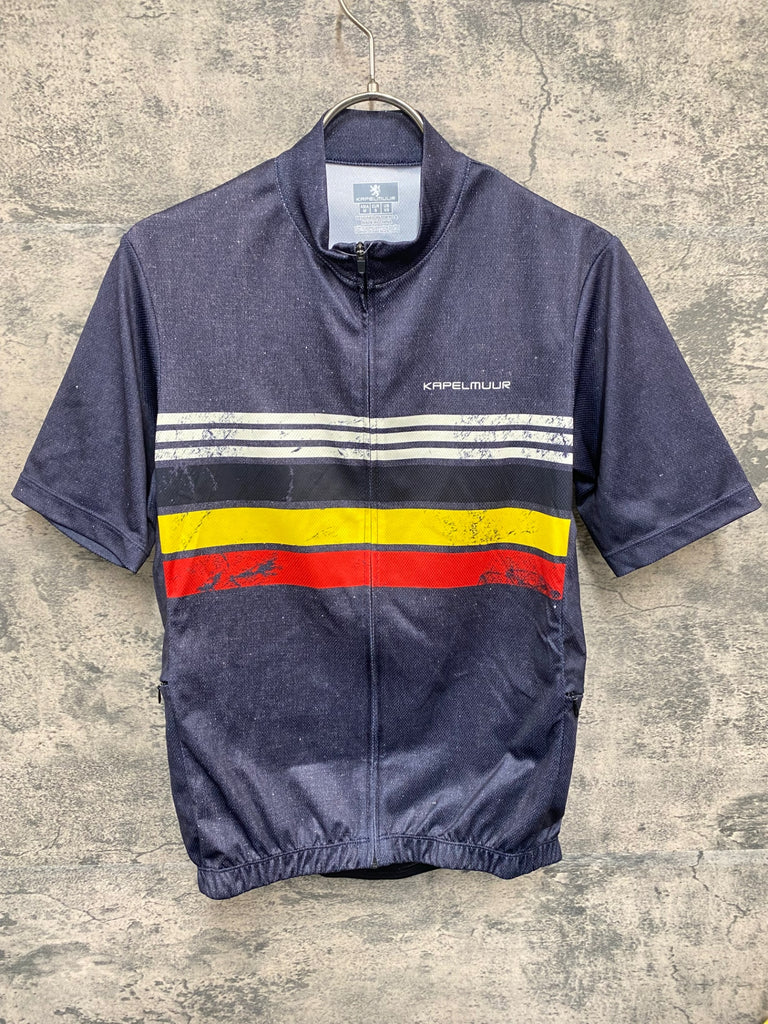 KA767 カペルミュール KAPELMUUR 半袖 サイクルジャージ 黒 グレー M