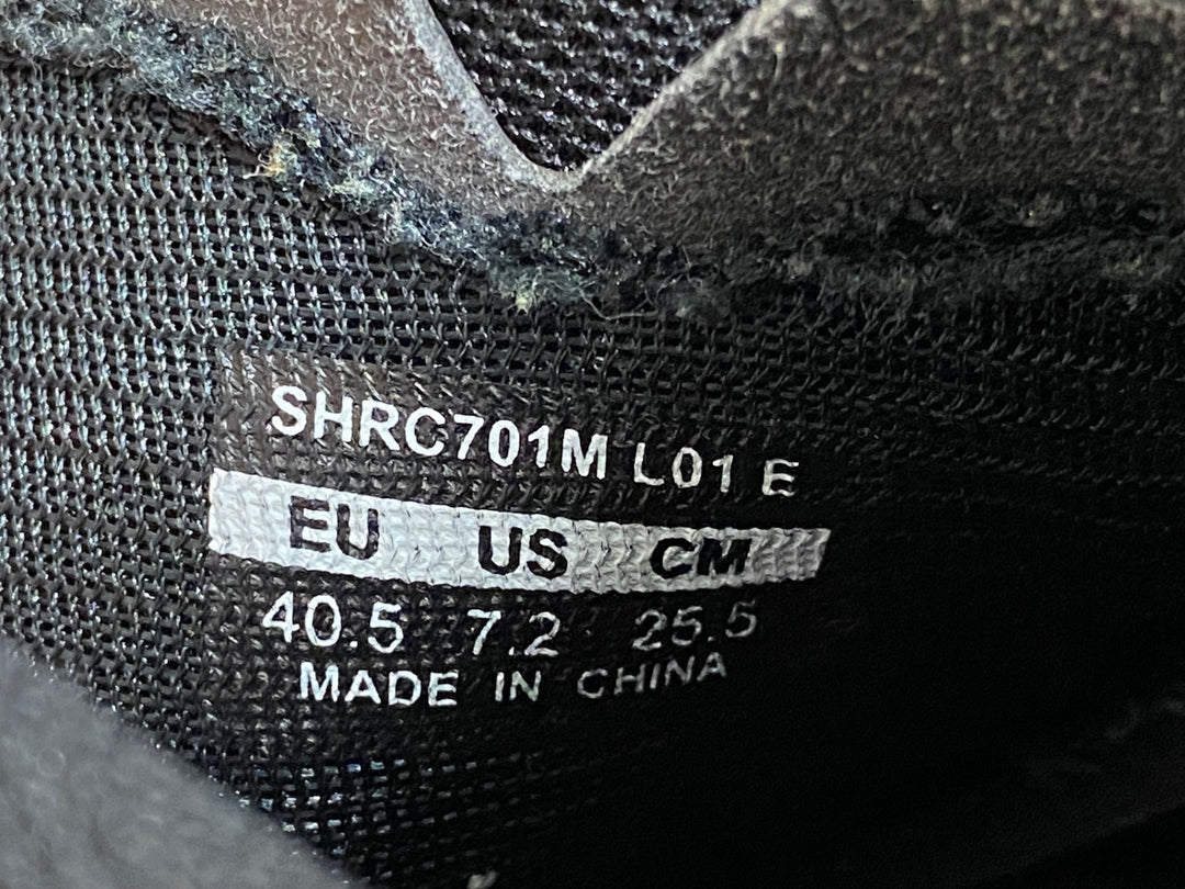 JM018 シマノ SHIMANO RC7 SHRC701M L01 E ビンディングシューズ 3穴 黒 EU40.5