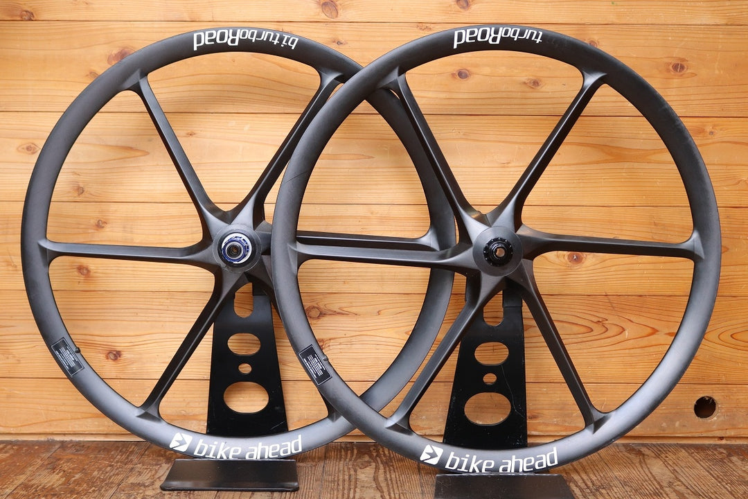 バイクアヘッド BIKE AHEAD ビターボロード BITURBO ROAD カーボン チューブレスレディ ホイールセット シマノ 12S/11S バトンホイール 【芦屋店】