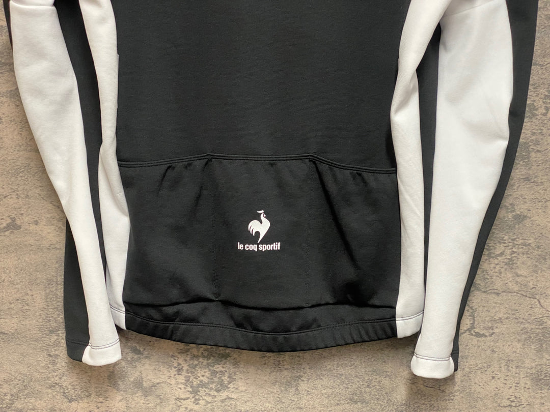 JP146 ルコックスポルティフ le coq sportif 長袖 サイクルジャージ 黒 M