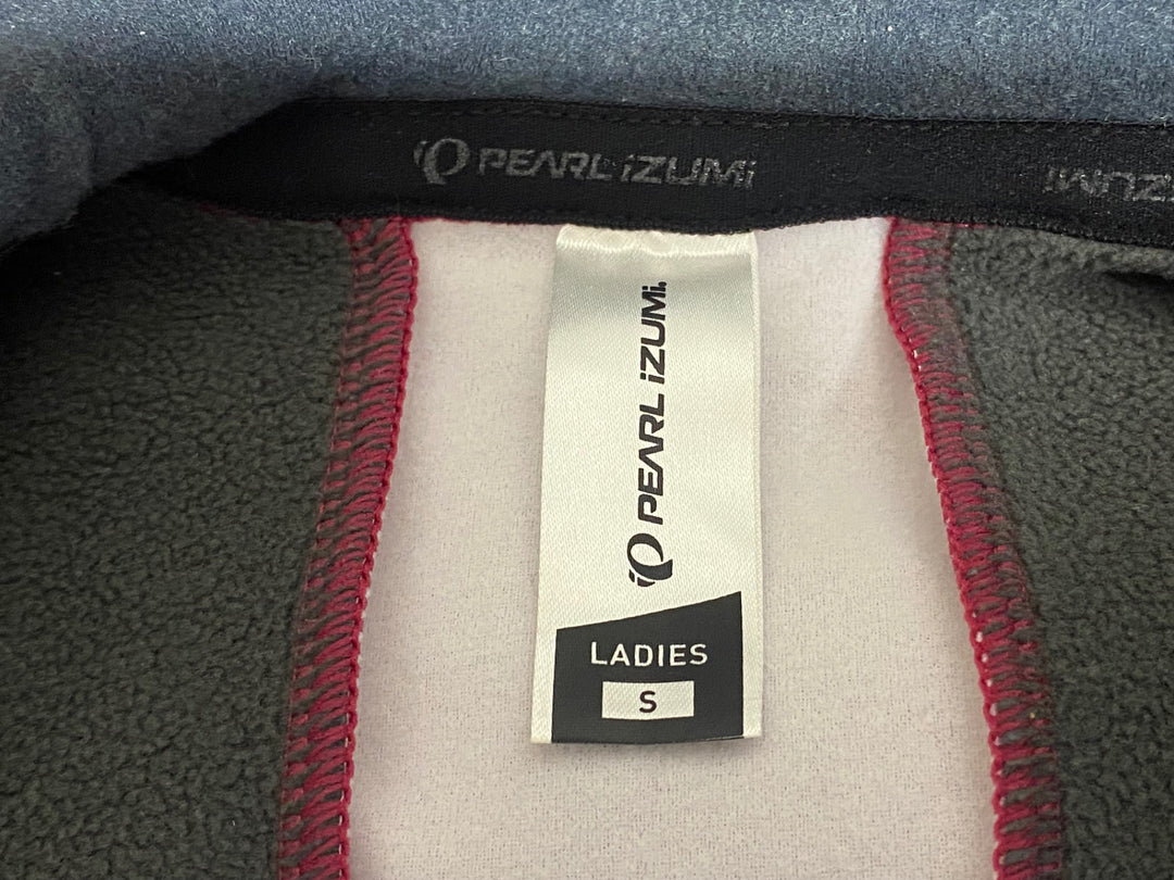 JW808 パールイズミ PEARL iZUMi 長袖 サイクルジャケット バーガンディ S 裏起毛 レディース