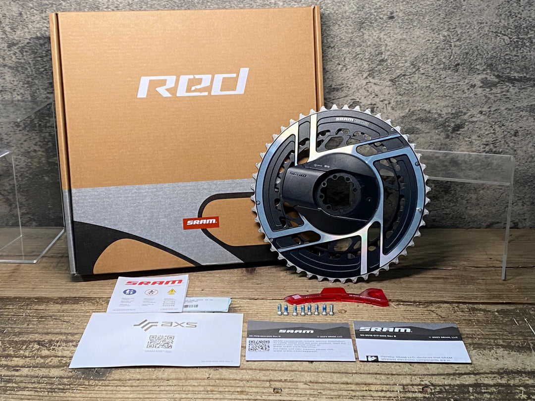 JQ883 スラム SRAM RED AXS E1 SRAM Red AXS Power Meter Kit E1 チェーンリング 48/35T 12S 接続確認済み