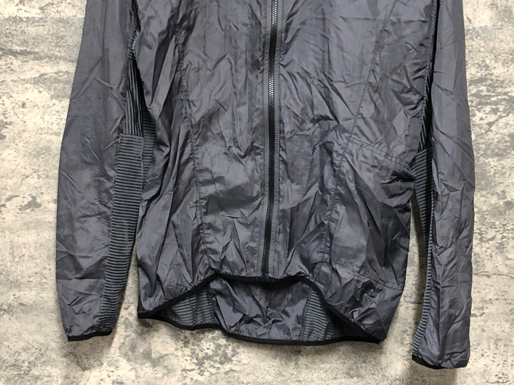 KA349 カステリ CASTELLI 長袖 サイクルジャケット グレー L 裏起毛