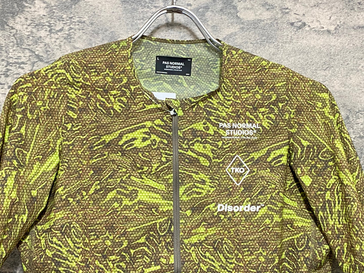 KJ303 パスノーマルスタジオ PAS NORMAL STUDIOS Women's T.K.O. Mechanism Pro Jersey 半袖 サイクルジャージ カモ L