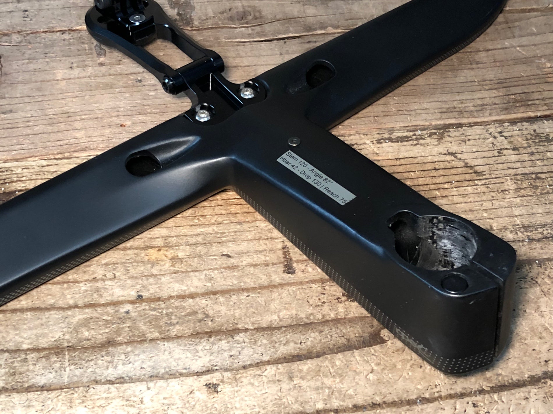 JW982 デダ DEDA アラネラ ALANERA 一体型ハンドル カーボン 120mm