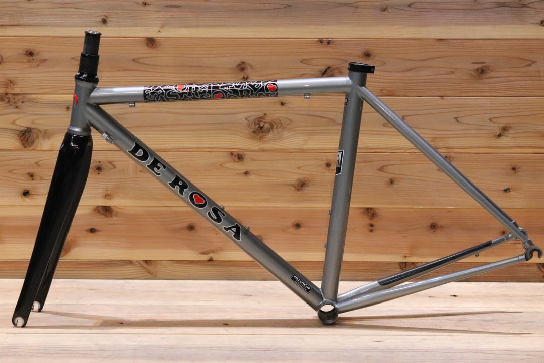 デローザ DE ROSA コルム コラム CORUM SLOPE RIM 2017モデル 44サイズ スチール ロードバイク フレームセット 【広島店】