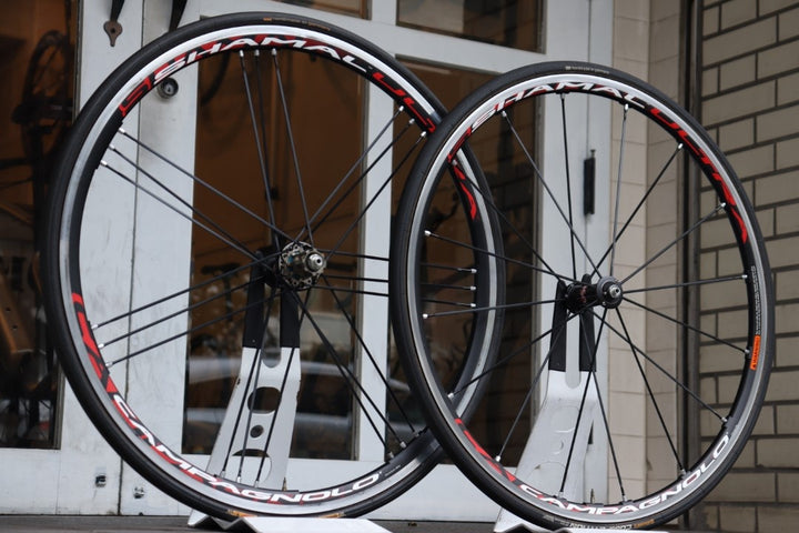 カンパニョーロ Campagnolo シャマルウルトラ SHAMAL ULTRA アルミ チューブラー ホイールセット カンパ11S/12S 15C 【横浜店】