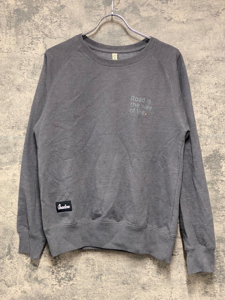 JG369 イザドア Isadore 長袖 Tシャツ グレー S 裏起毛 厚手