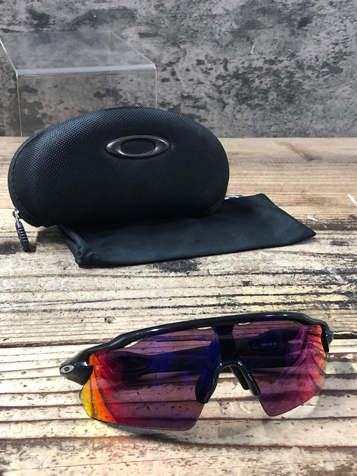 KB200 オークリー OAKLEY RADAR EV サングラス アイウェア 黒 PRIZMレンズ ※レンズ表面劣化