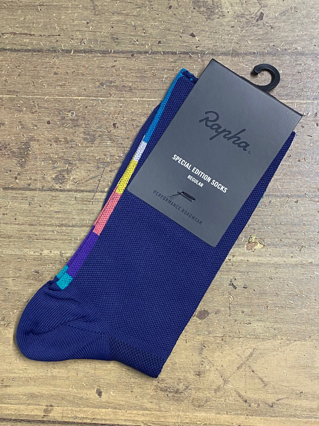 KC702 ラファ Rapha RCC PAUL SMITH PRO TEAM SOCKS ソックス 紺 L 未使用