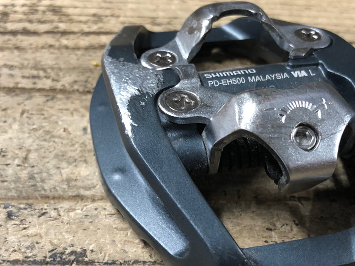 KC018 シマノ SHIMANO PD-EH500 ビンディングペダル 片面フラット
