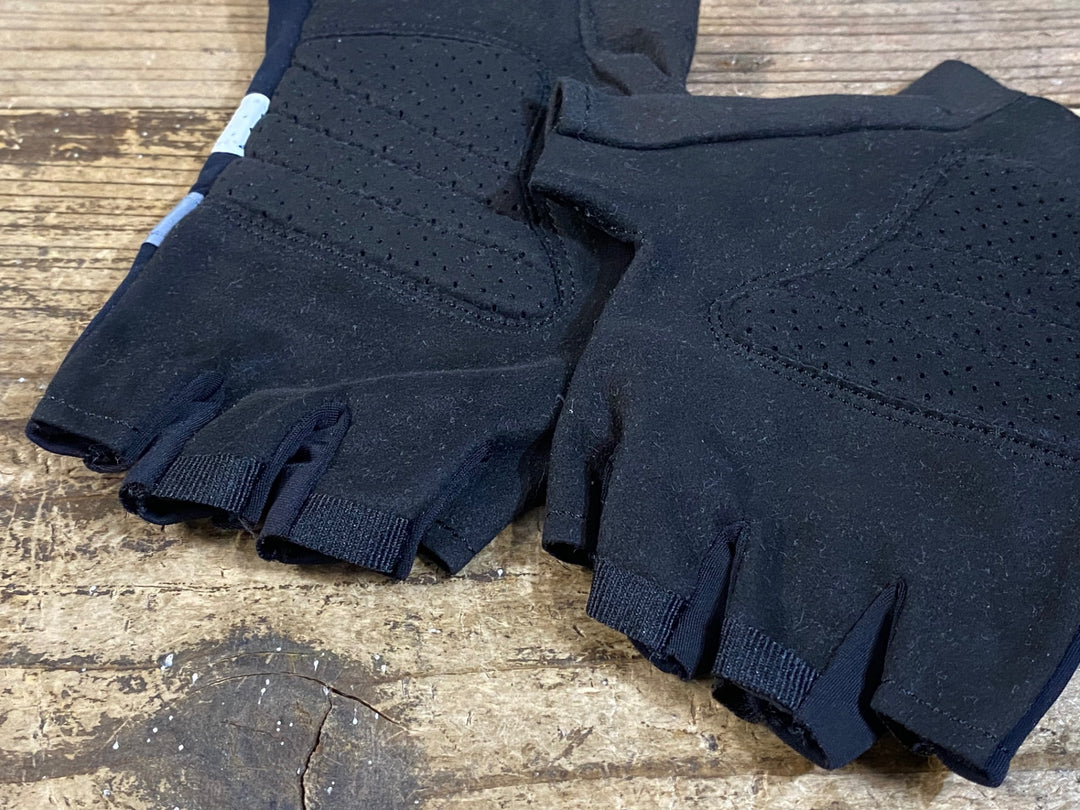 KH475 ラファ RAPHA BREVET MITTS 指抜き グローブ S 黒紺