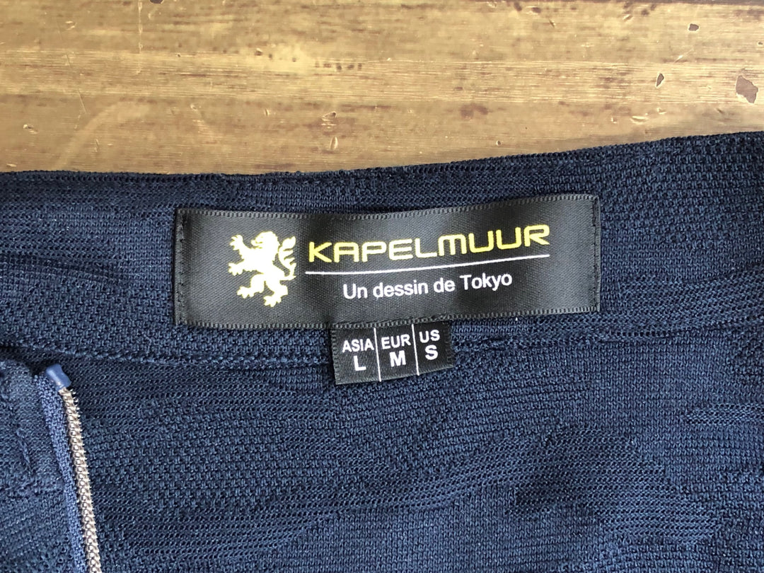 KE432 カペルミュール KAPELMUUR 半袖 サイクルジャージ 濃紺 L