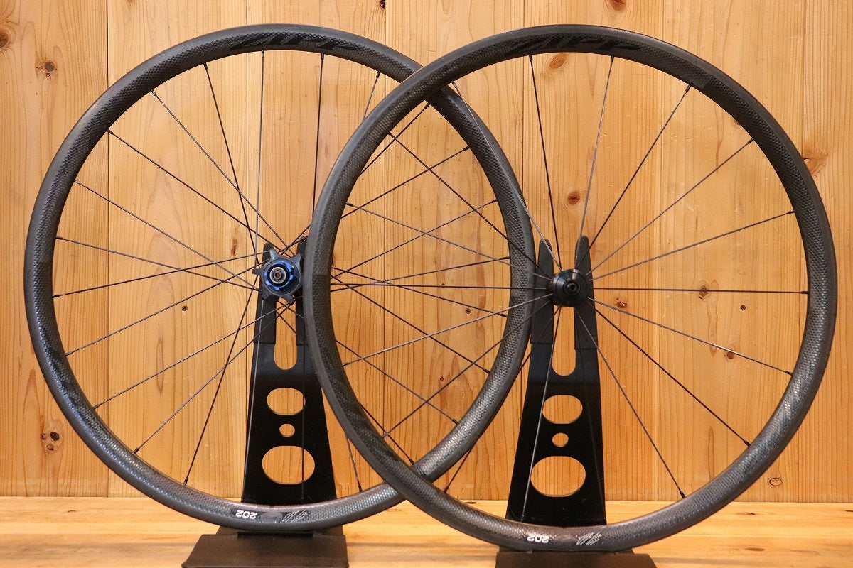 ジップ ZIPP 202 カーボン チューブラー ホイールセット カンパ 11S