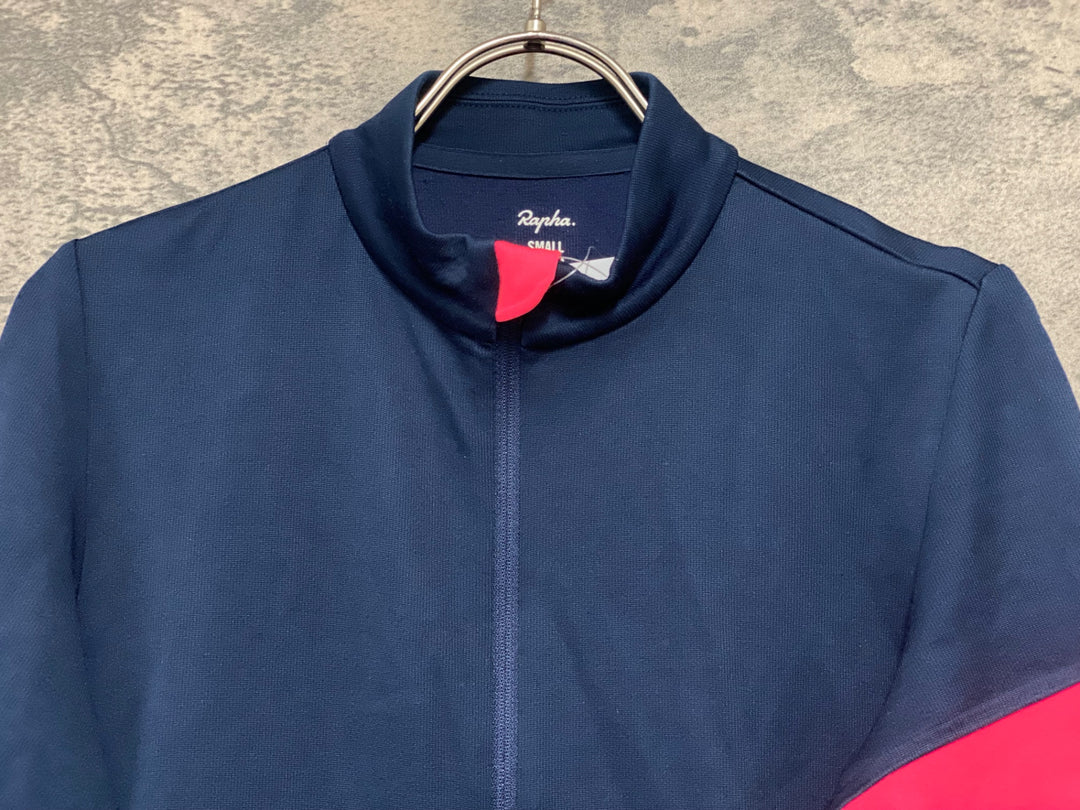 KH915 ラファ Rapha SS CLASSIC JERSEY Ⅱ 半袖 サイクルジャージ 濃紺 S