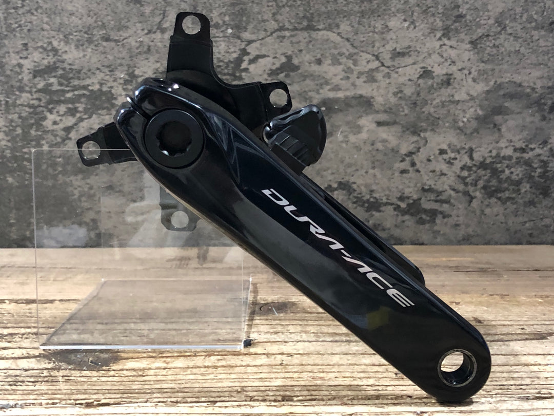 IS934 シマノ SHIMANO デュラエース DURA-ACE FC-R9100 クランクアーム 165mm 4IIII両足計測パワーメーター付属 ※右ベース部分割れのためジャンク