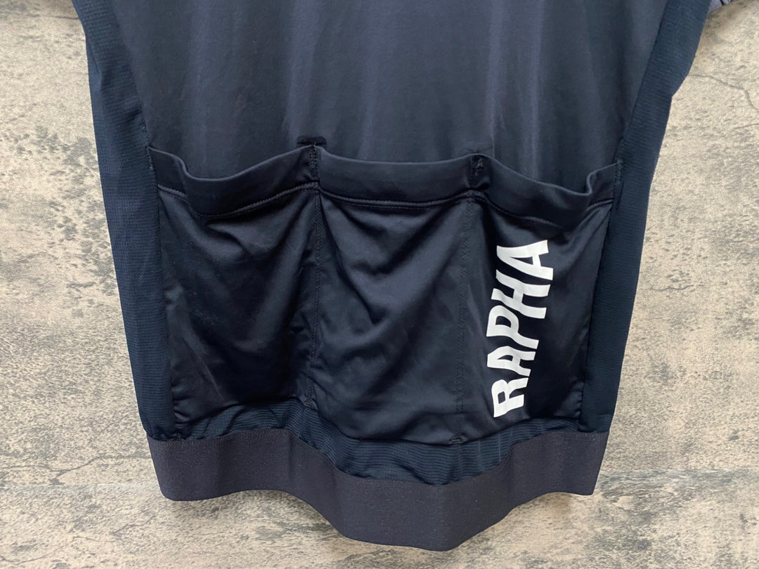JZ589 ラファ Rapha PRO TEAM TRAINING JERSEY 半袖 サイクルジャージ 黒 M