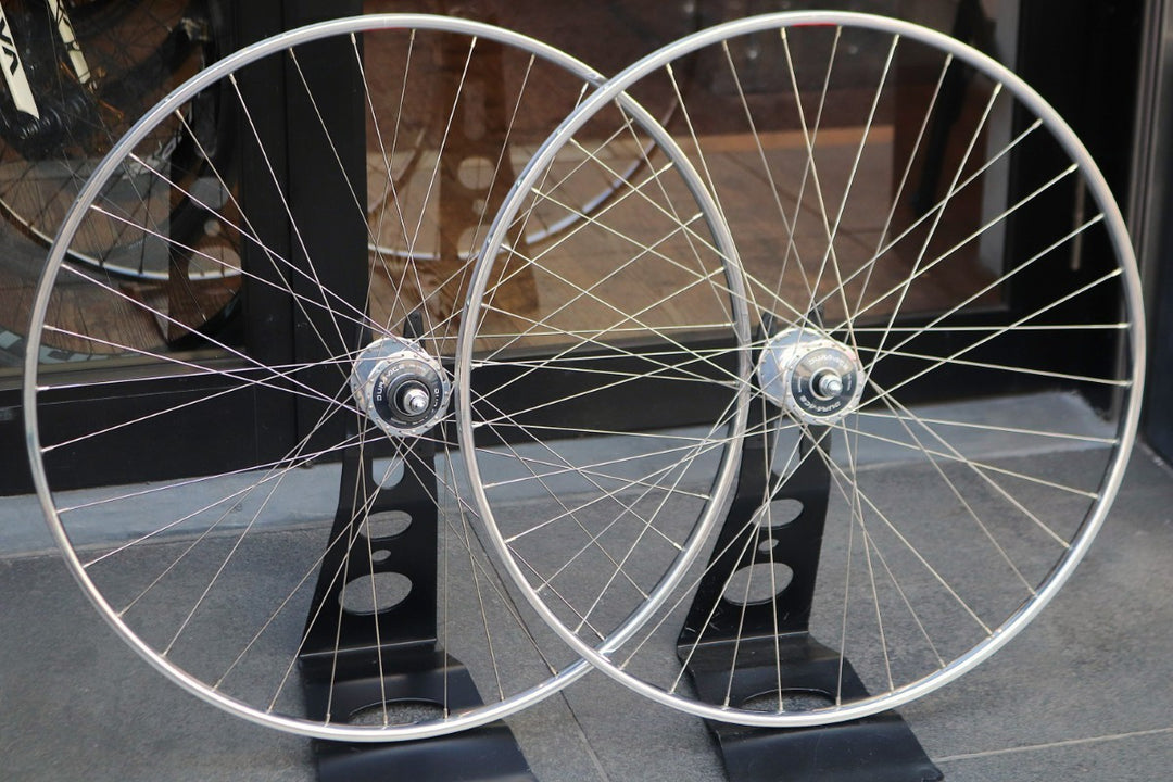 アラヤ ARAYA ゴールドリム GOLD NJS シマノ SHIMANO デュラエース DURA-ACE HB-7600 ハブ チューブラー 手組 ホイールセット 【東京南麻布店】