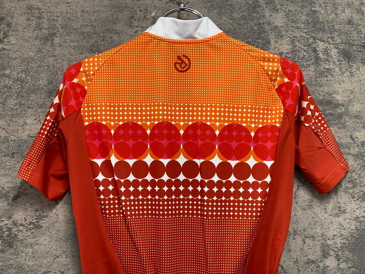 JV968 レリック reric Porca Standerd Jersey 半袖サイクルジャージ オレンジ S