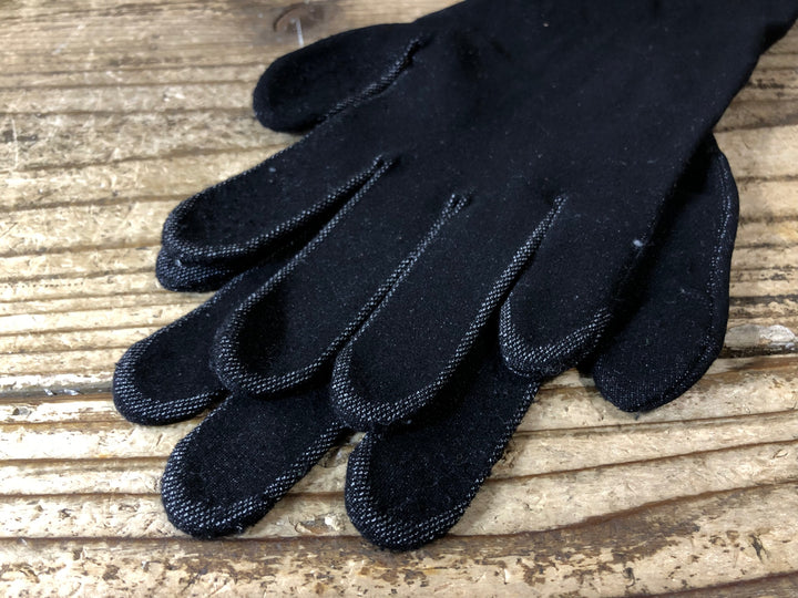 JQ027 アソス ASSOS SPRING FALL LINER GLOBE 長指 グローブ 黒 ※スレ