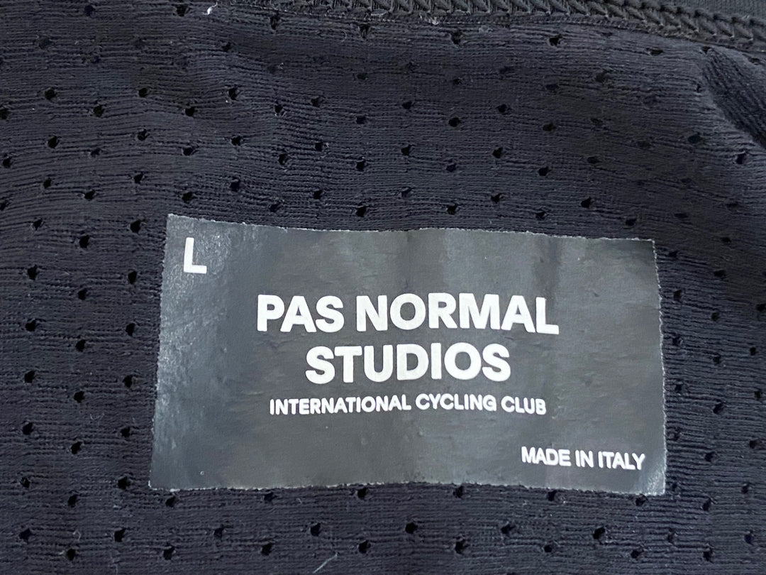 KA537 パスノーマルスタジオ PAS NORMAL STUDIOS MECHANISM DEEP WINTER LONG BIB ビブタイツ 黒 L 裏起毛