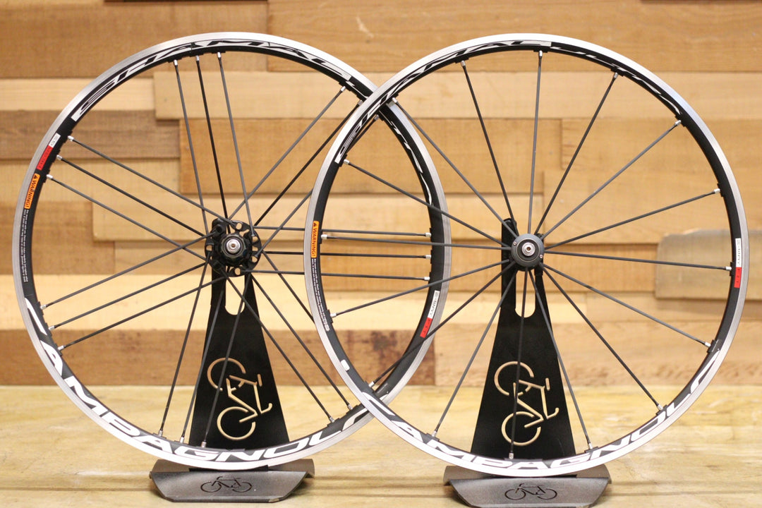 訳あり カンパニョーロ Campagnolo シャマルウルトラ SHAMAL ULTRA 2-WAY FIT アルミ クリンチャー チューブレス ホイールセット シマノ12/11S 15C 【立川店】
