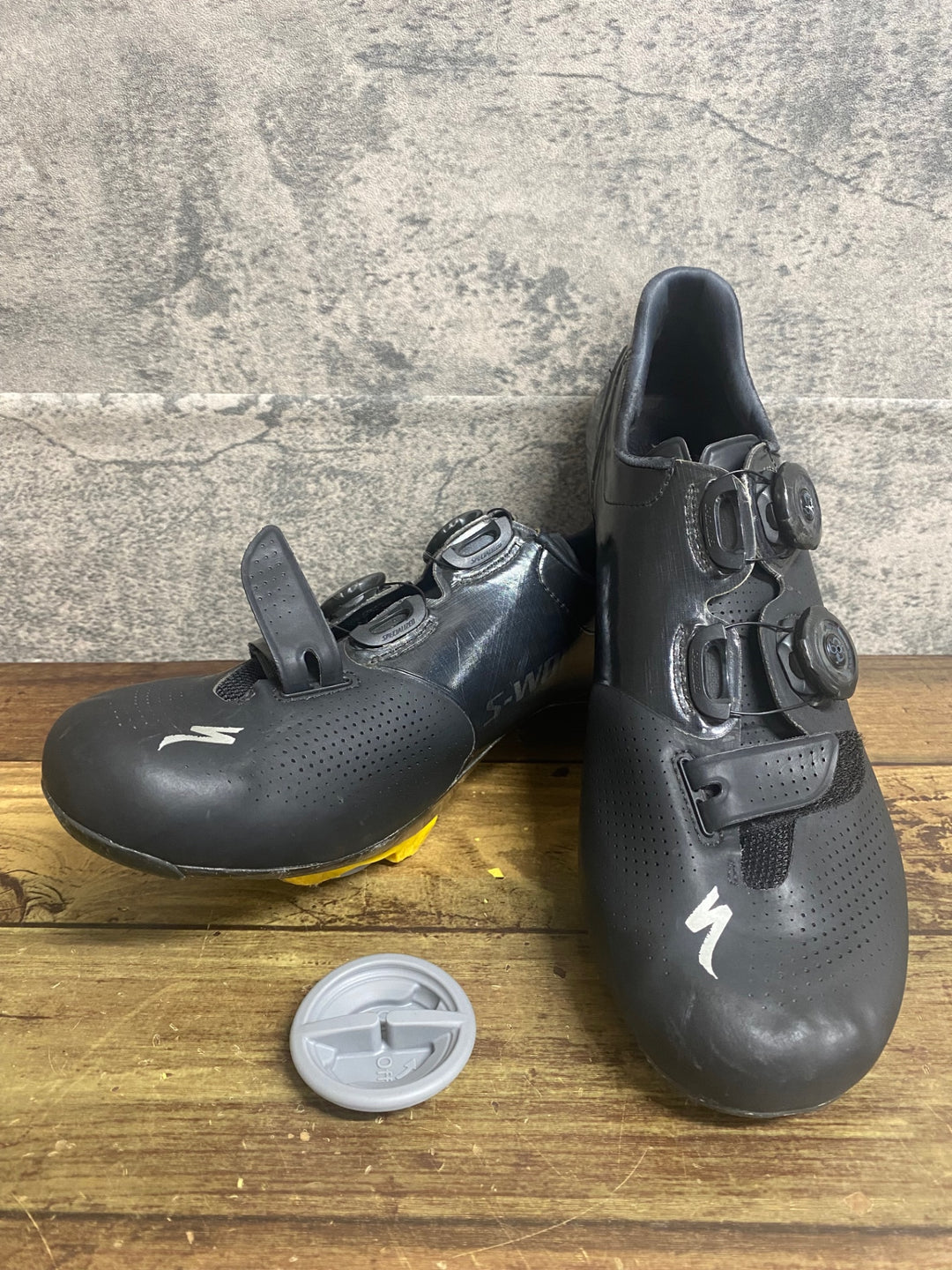 JX113 スペシャライズド SPECIALIZED S-WORKS 6 RD WIDE ビンディングシューズ SPD-SL 黒 EU42