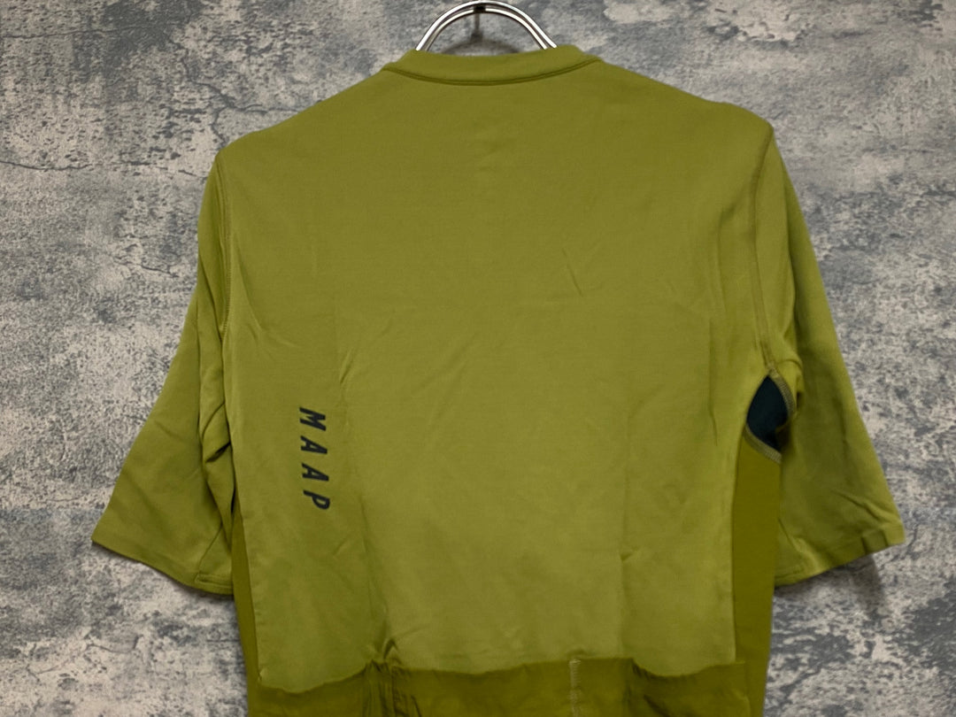 JO702 マープ MAAP ALT ROAD TEAM FIT JERSEY 半袖 サイクルジャージ オリーブ M