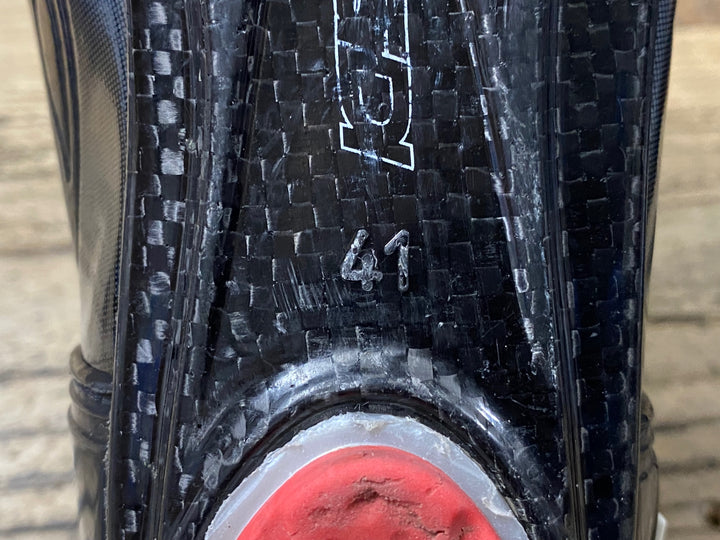 KM086 シディ SIDI WIRE CARBON ビンディングシューズ 黒 EU41 3穴
