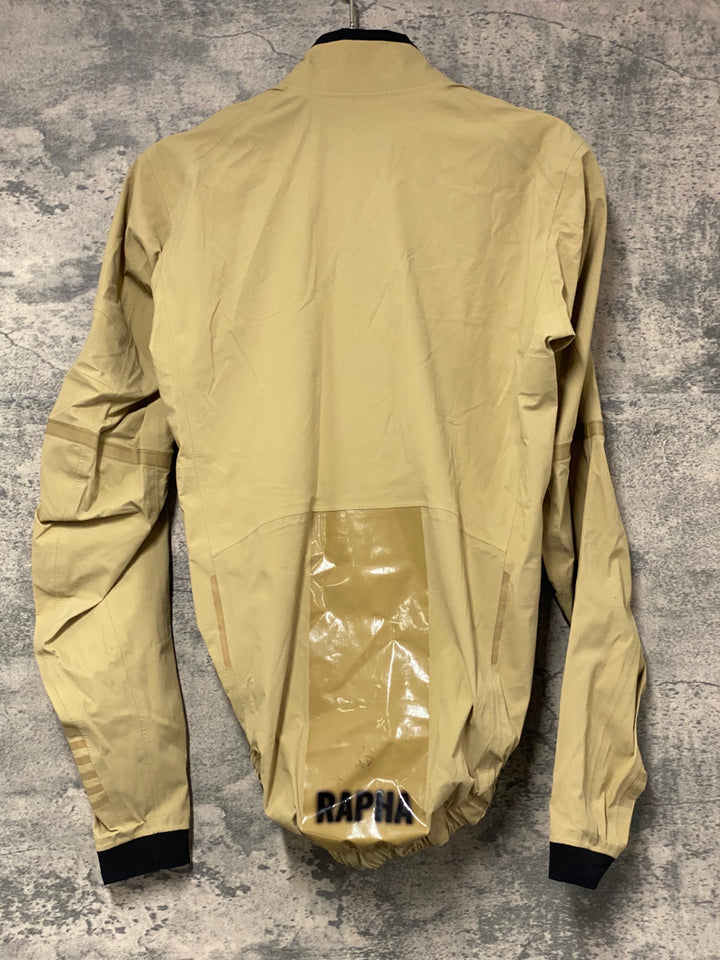 KH021 ラファ Rapha PRO TEAM RACE CAPE 長袖 サイクルジャケット ベージュ XS